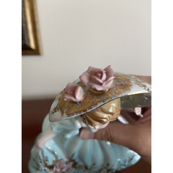 Vintage Josef Originals Love Makes The World Go Round LOVE RENDEZVOUS 9" Figure - Picture 8 of 10